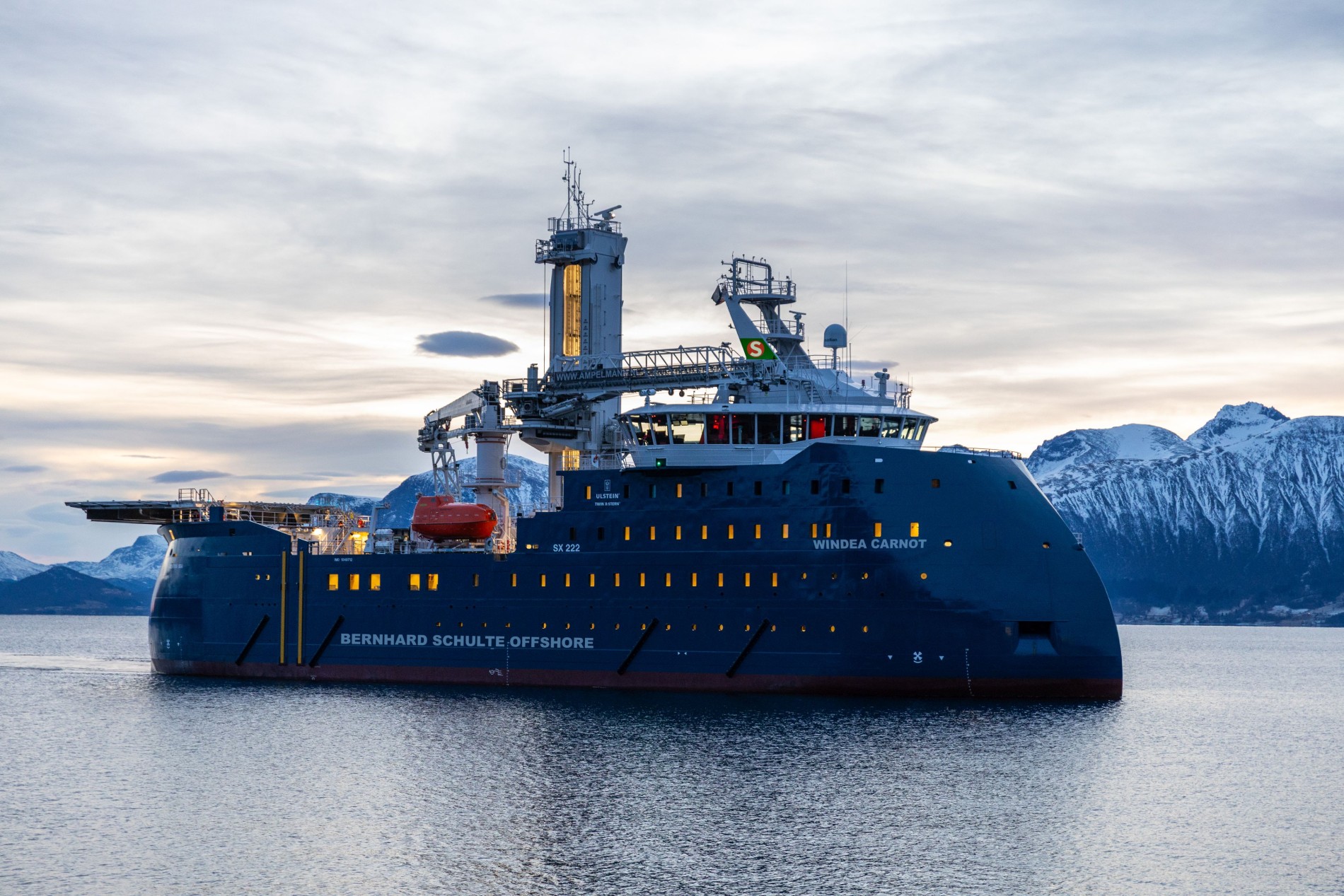 Bernhard Schulte Offshore takes delivery of  new CSOV ‘Windea Carnot’